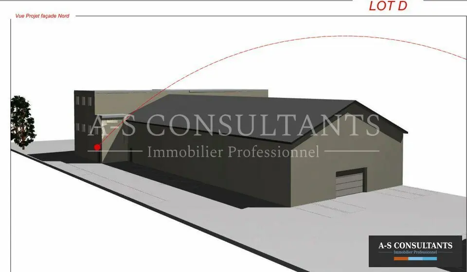 A vendre Local commercial  510m² Saint-Alban-Leysse