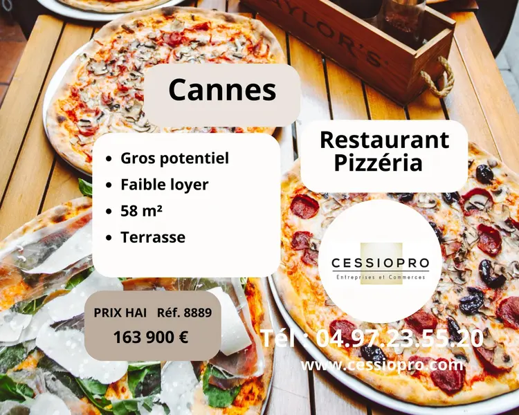 Fonds de commerce à vendre - Crêperie - Cannes (06400) - 163 900 €