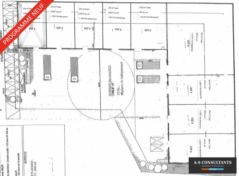 A vendre Entrepôt 226m² Arbin