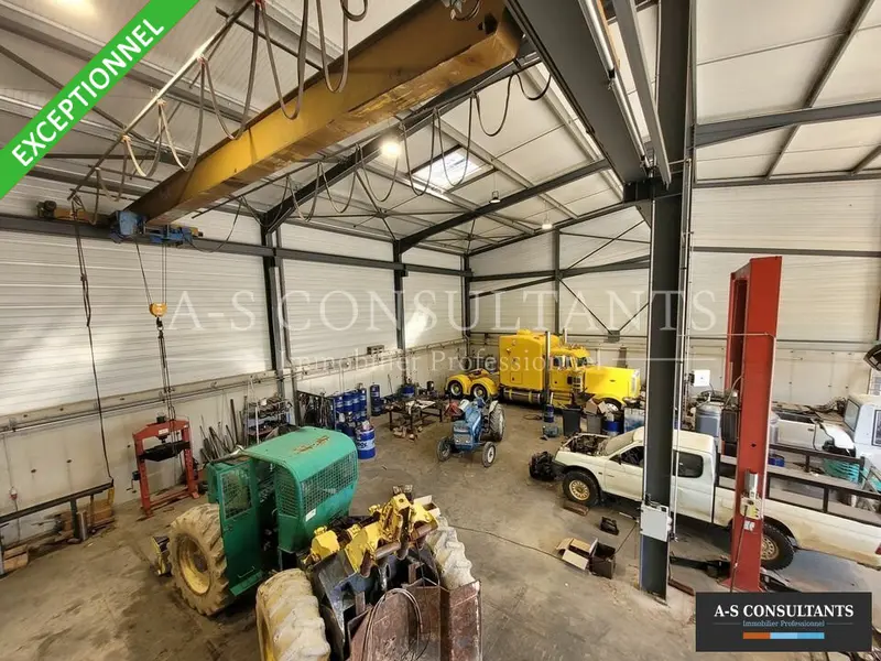 A vendre Locaux d'activité 1120m² Bessey