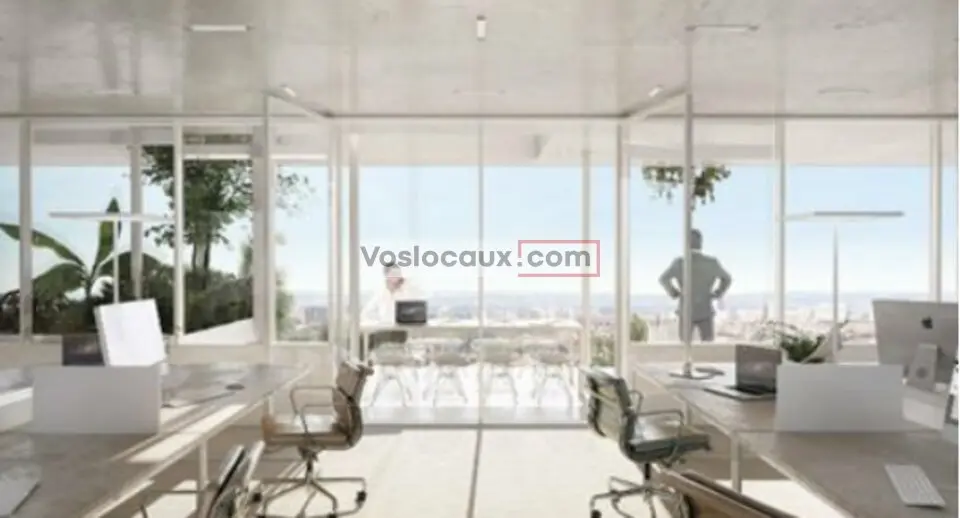 A louer : Bureaux de 380 m² à Nice Ouest avec parking 