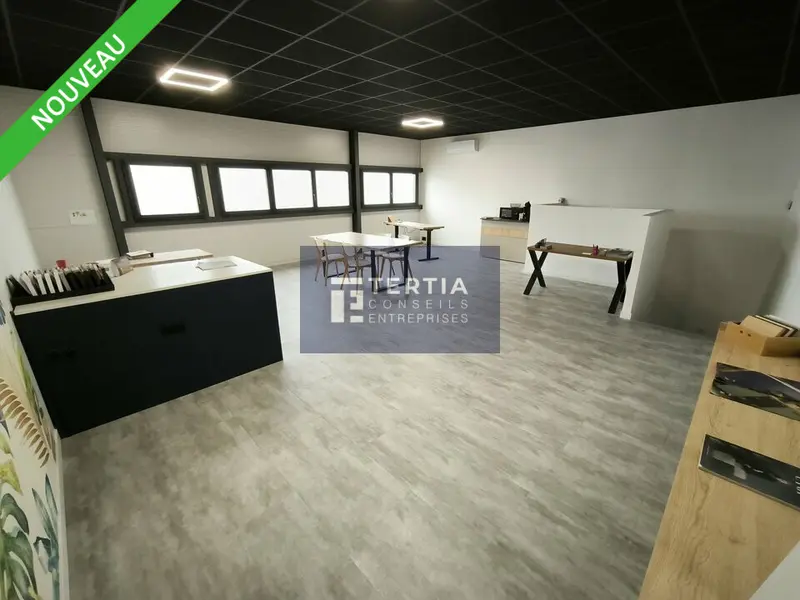 MONTPELLIER EST - LOCAUX ACTIVITES NEUFS A LOUER DE 182 M² ENV. 
