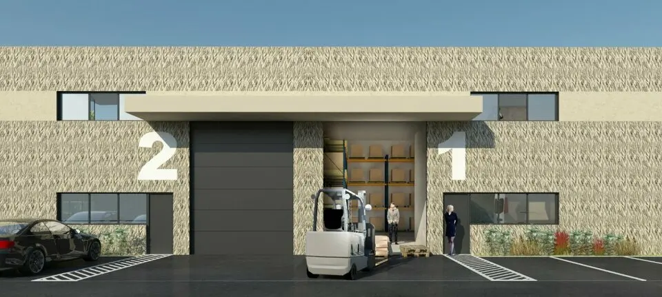 Cellule d'activité neuve de 225m² 