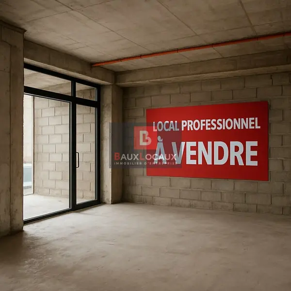 VENTE LOCAL PROFESSIONNEL DE 185 m² LIVRE BRUT HORS D'EAU