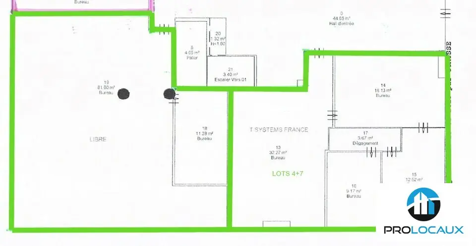 A louer Bureaux 198m² Eybens