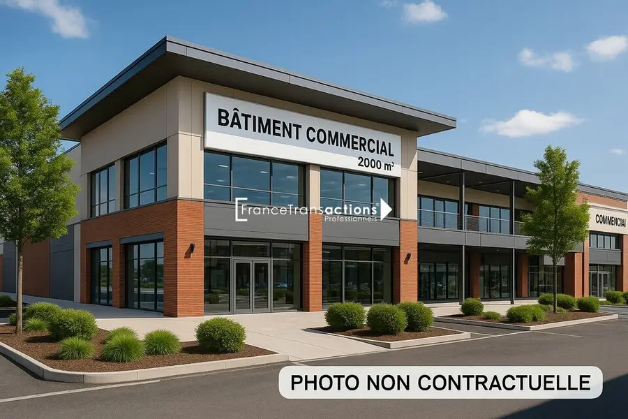 A VENDRE LOCAUX COMMERCIAUX 2 047 m² DIVISIBLES LEGUEVIN AXE PRIME