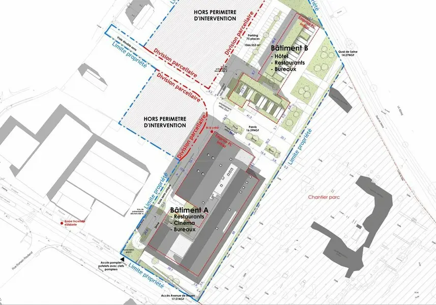 Plateau de bureau de 196m² environ à vendre!