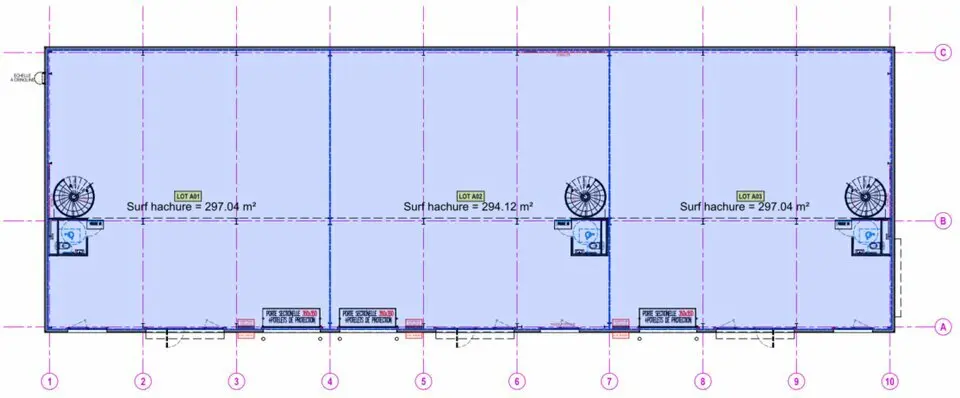 Entrepôt / Activité à louer - Vaulx-En-Velin (69120) - 998 m² - 12 166 €/mois