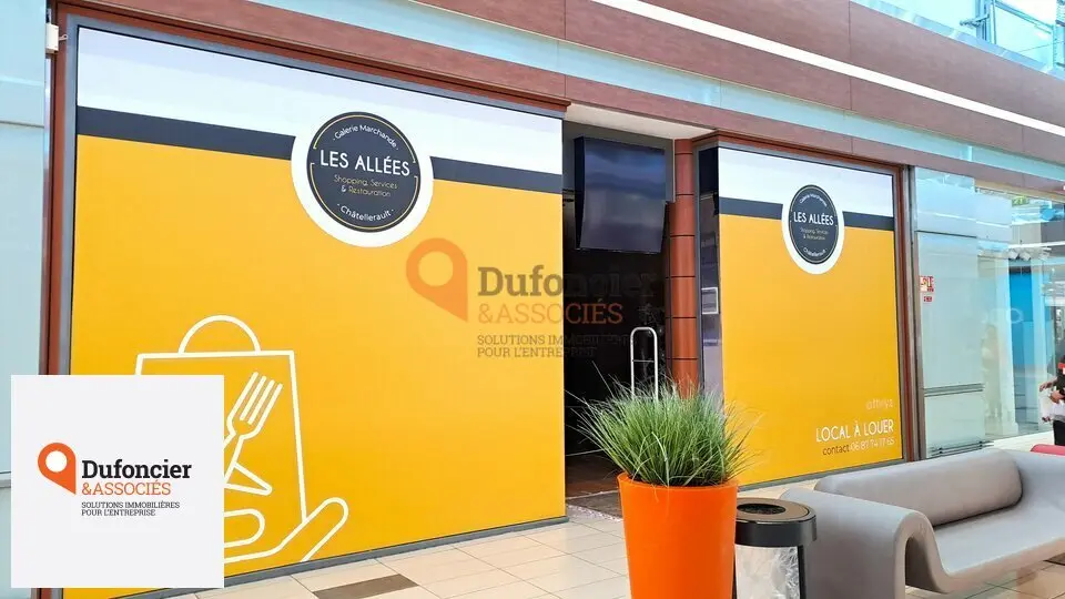 CELLULE LARGE VITRINE GALERIE AUCHAN CHATELLERAULT (86)