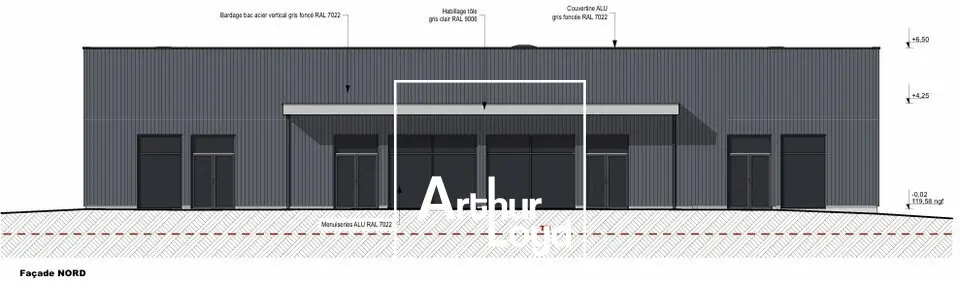 A vendre Local commercial  295m² La Chapelle-aux-Brocs