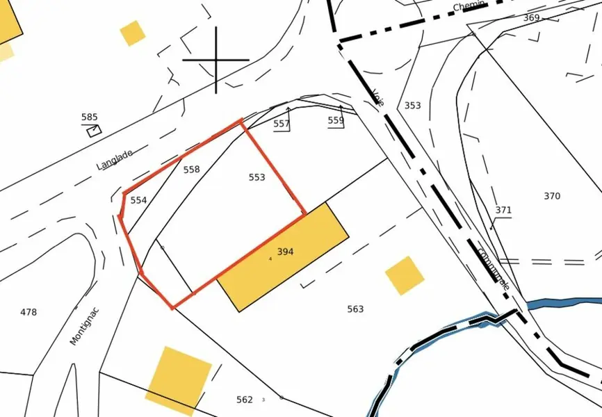 A louer Terrain 2000m² Brive-la-Gaillarde