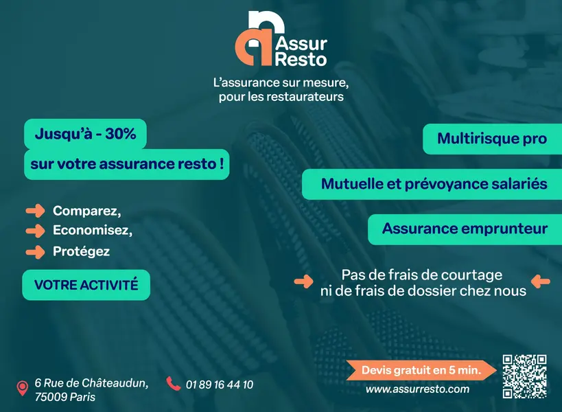 Fonds de commerce à vendre - Restauration - Paris 13 (75013) - 72 000 €