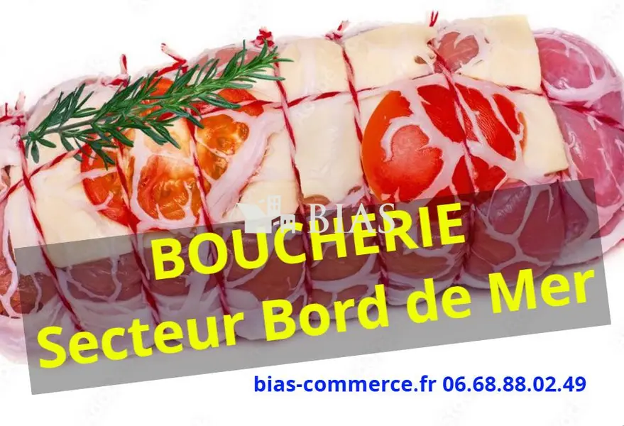 BOUCHERIE-CHARCUTERIE région bord de mer sur la côte Normande (76)