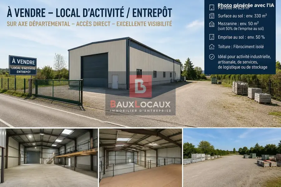 Entrepôt / Activité à vendre - Grans (13450) - 380 m²