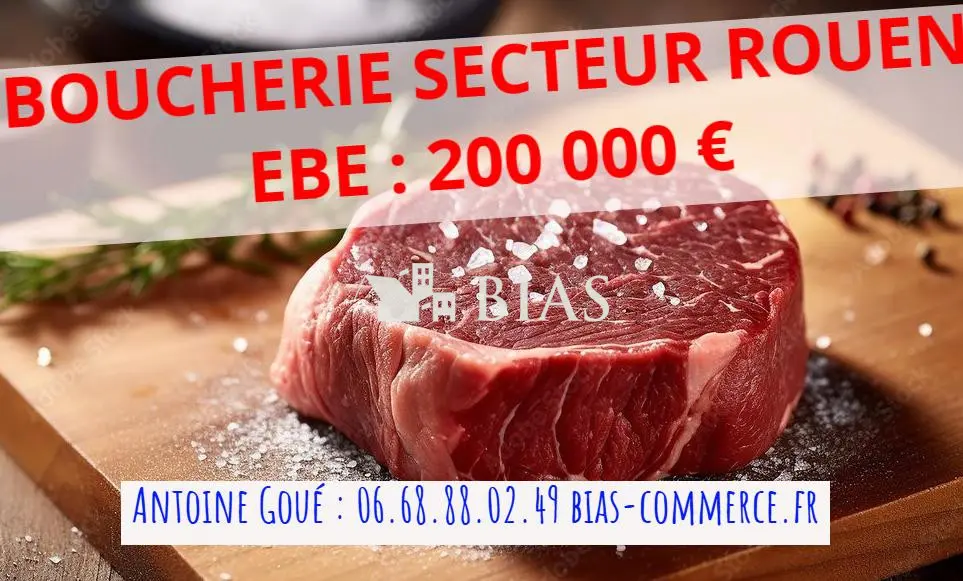 Fonds de commerce à vendre - Vente alimentaire - Rouen (76000) - 368 400 €