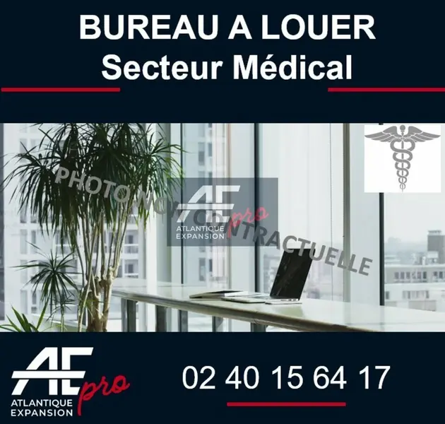 Bureau à louer - Saint-Nazaire (44600) - 61 m² - 584 €/mois