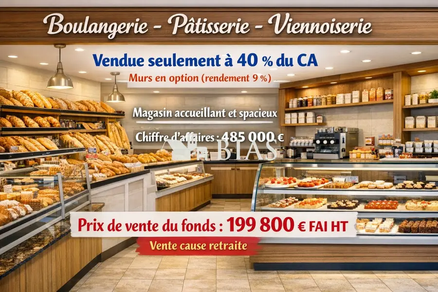 Fonds de commerce à vendre - Vente alimentaire - Dieppe (76200) - 199 800 €