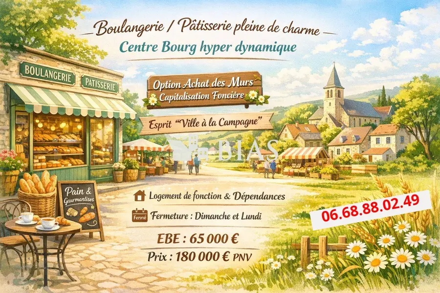 A vendre Fonds de commerce 110m² Bois-Guillaume