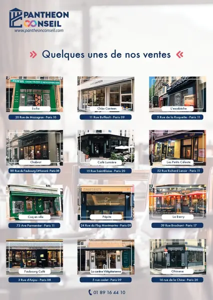 Restaurant de quartier style bistrot