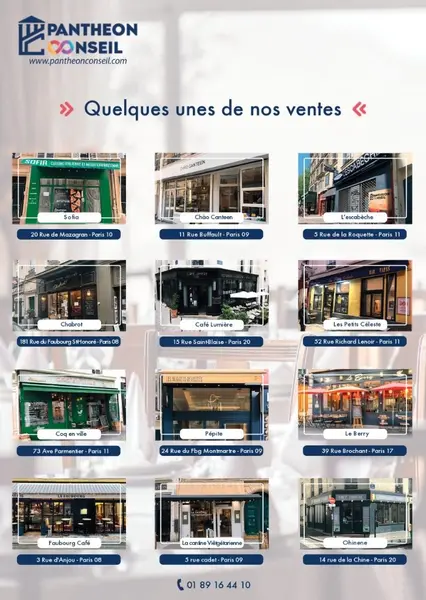 PARIS 20 - RESTAURANT 40 CVS CUISINE OUVERTE