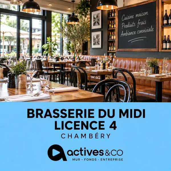 Brasserie du midi  Licence IV  Chambéry (73)